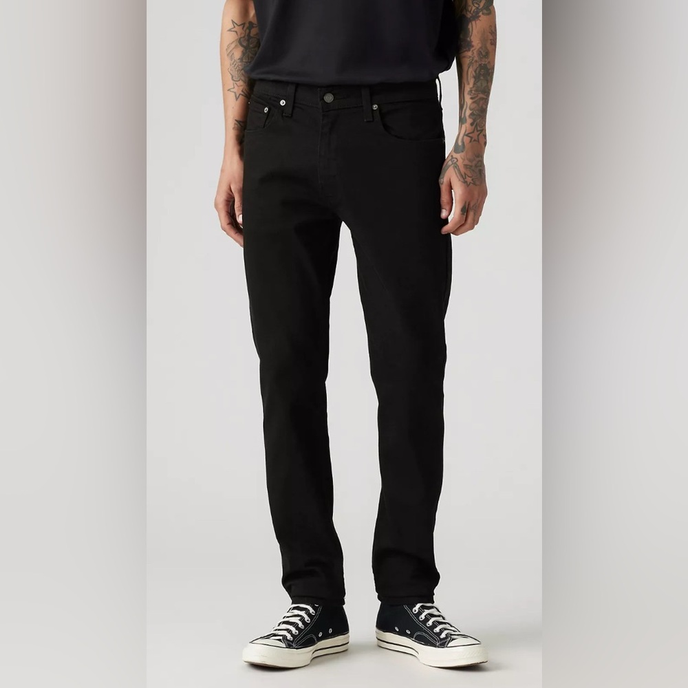 Levi’s 512 Slim Taper Black Denim Jeans Size 32